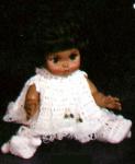 Effanbee - Tiny Tubber - Crochet Classics - Dress - African American
